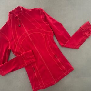 Lululemon Red Define Athletic Jacket